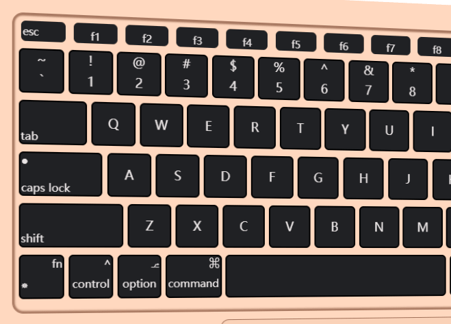 Mackbook keyboard